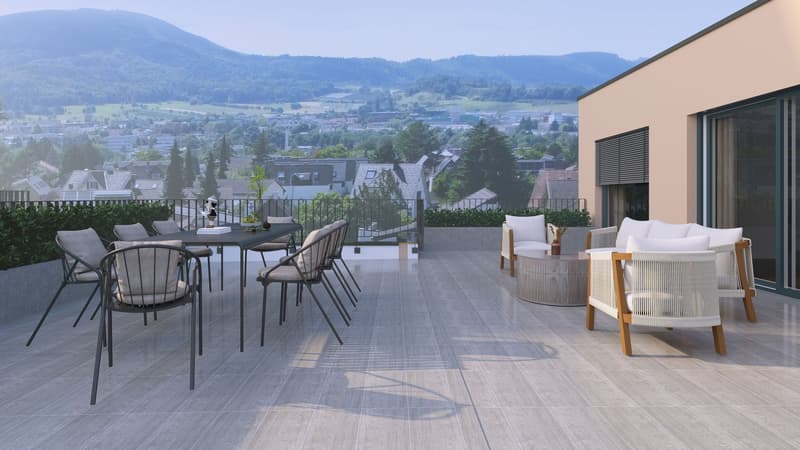 New building in a sunny location - modern 5.5-room single-family house with plenty of light and a spacious terrace (8)