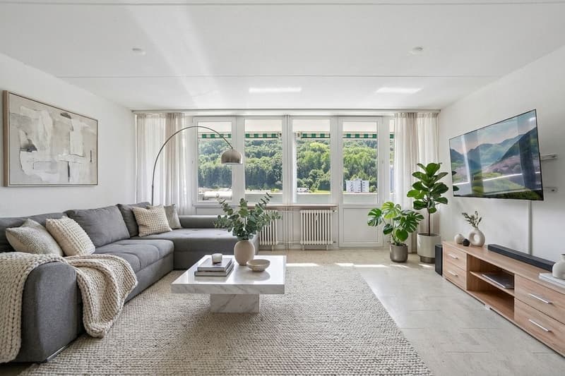 Vivre au-dessus des toits de Baden - Appartement exclusif 2.5 pièces avec vue lointaine (3)