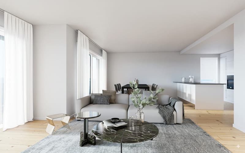 Grosszügige 4.5-Zimmer-Wohnung an sonniger Hanglage (1)
