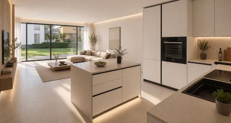 Elegante villetta nuova con giardino in zona residenziale immersa nel verde (2)
