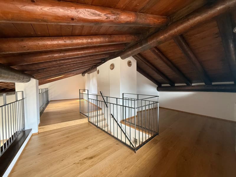 Esclusivo attico duplex di 5,5 locali con loggiato panoramico e giardino privato nel cuore di Origlio (2)