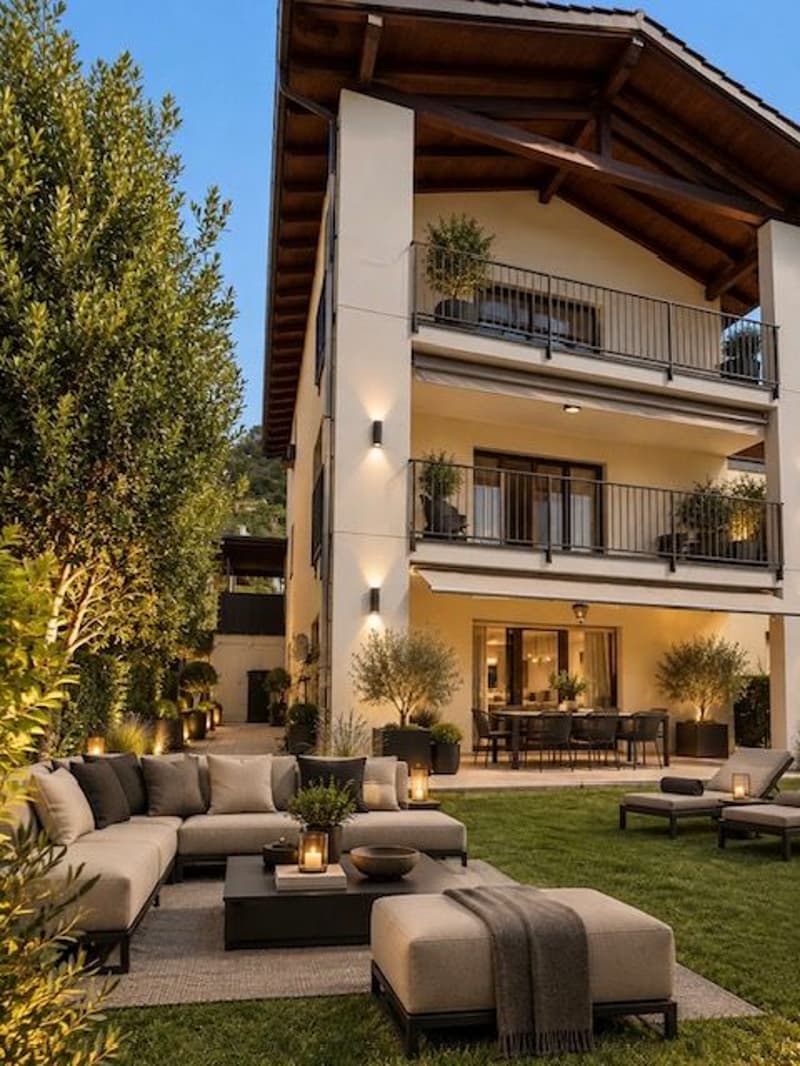 Villetta con giardino privato e piacevole vista aperta (22)
