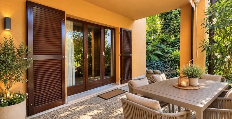 Appartamento con terrazza panoramica piscina e splendida vista lago (16)