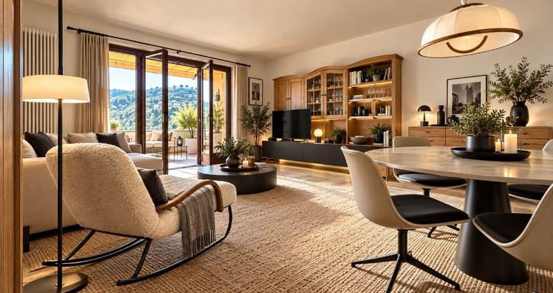 Appartamento con terrazza panoramica piscina e splendida vista lago (3)