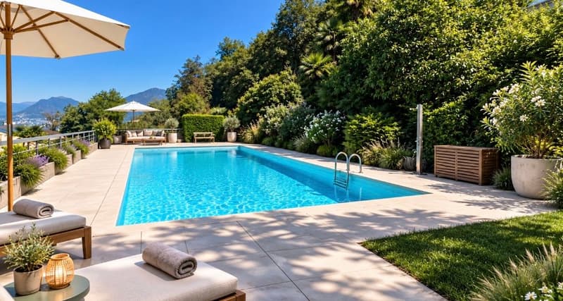 Appartamento con terrazza panoramica piscina e splendida vista lago (19)