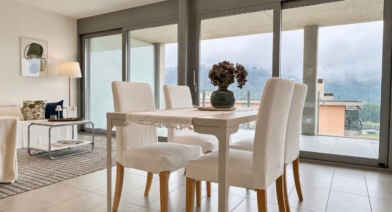 Gravesano - elegante appartamento 2,5 locali con ampia terrazza panoramica (11)