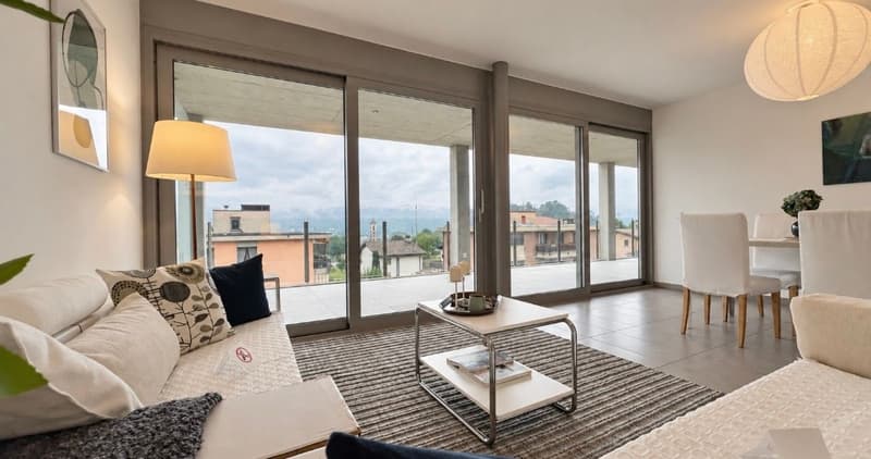 Gravesano - elegante appartamento 2,5 locali con ampia terrazza panoramica (25)