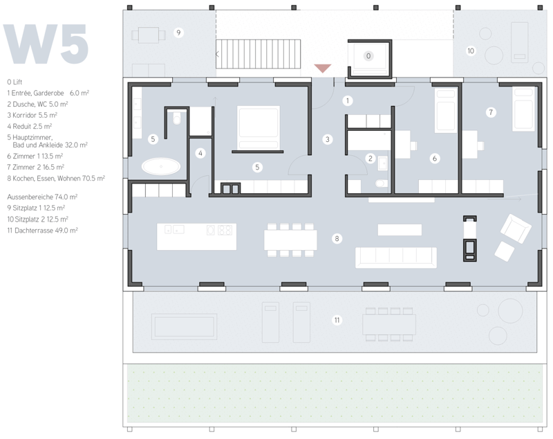 Appartement d'attique exclusif 4.5 ou 5.5 pièces avec vue panoramique à Eschenz (5)