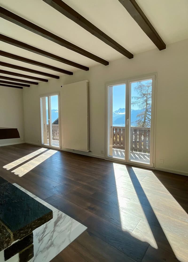 Luxury chalet with panoramic view in Chardonne (5)