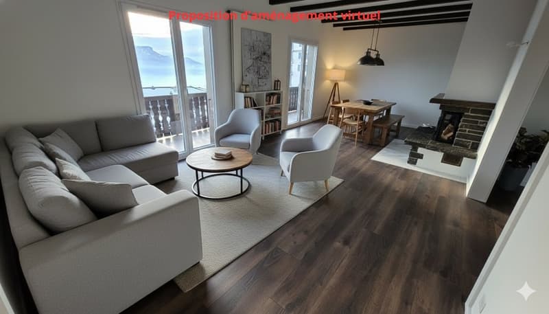 Luxury chalet with panoramic view in Chardonne (3)