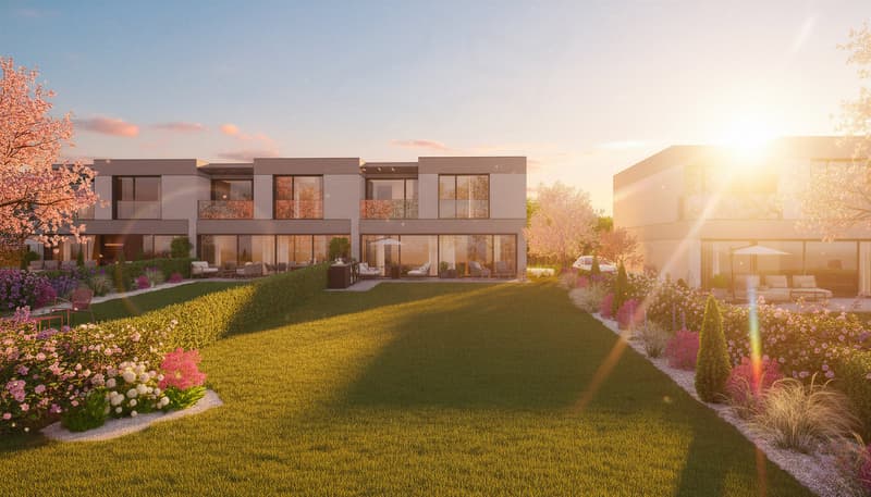 Nuovo progetto di 7 ville Minergie nel cuore di Coppet (8)