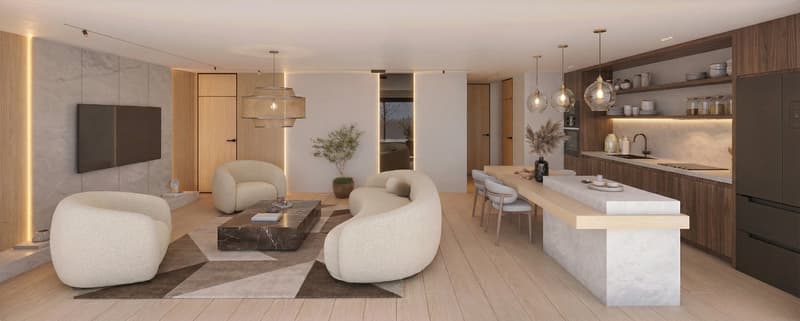 Nuovo progetto di 7 ville Minergie nel cuore di Coppet (2)
