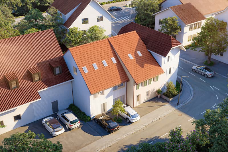 Neu- bzw. Umbau Doppeleinfamilienhaus in Zwingen (8)