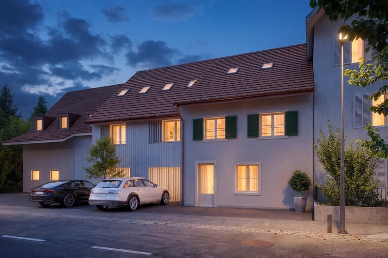Neu- bzw. Umbau Doppeleinfamilienhaus in Zwingen (9)