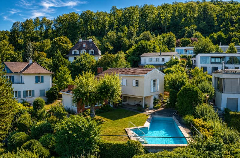 Charmantes 5-Zimmer-Einfamilienhaus mit Garten, Pool und Weitsicht (1)
