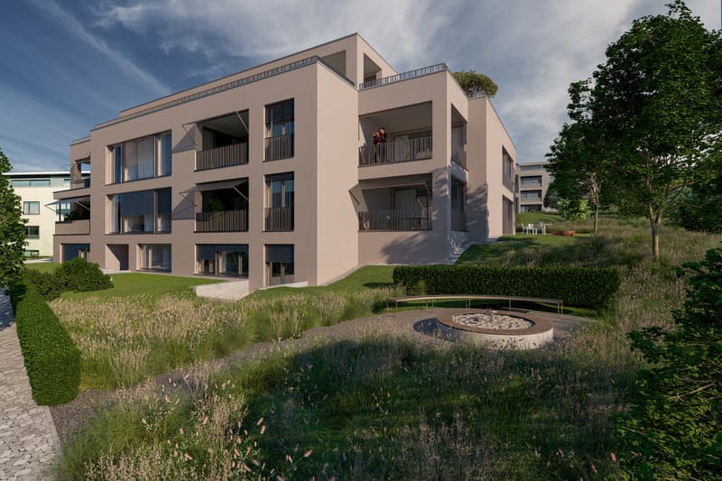Moderne 4.5-Zimmer-Neubauwohnung mit grosszügigem Balkon - Erstbezug (1)