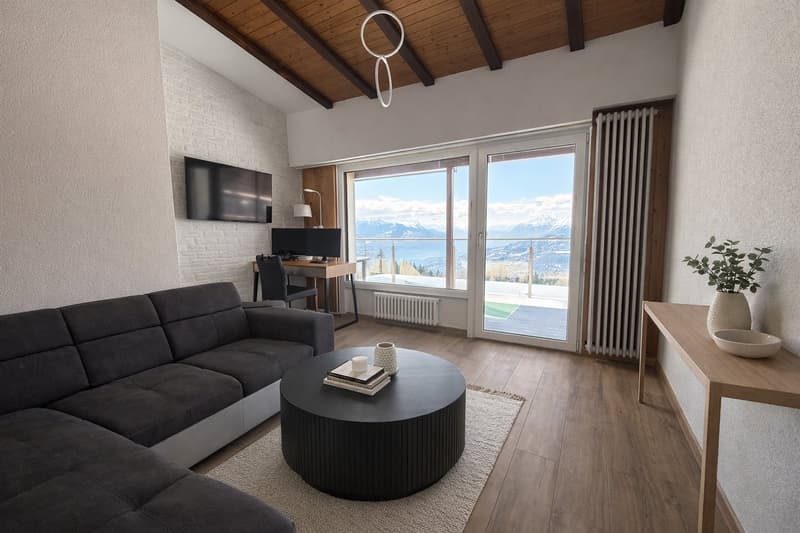 Magnificent 3.5-room apartment with panoramic view in Lens (1)