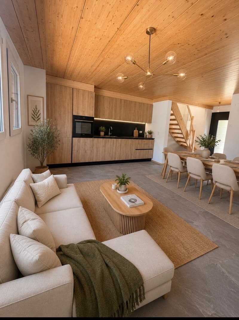 Magnifique appartement 3.5 pièces en duplex dans une grange entièrement rénovée (4)