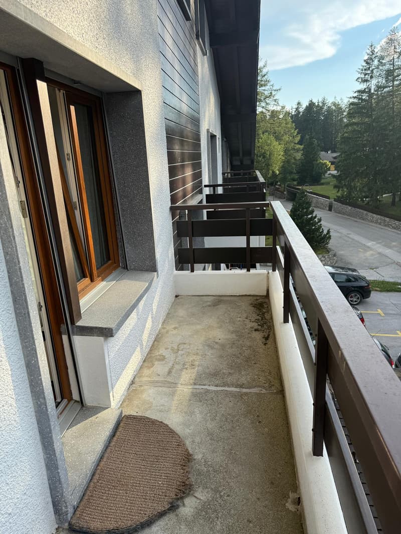 Studio avec balcon – 3e étage – Crans-Montana (9)