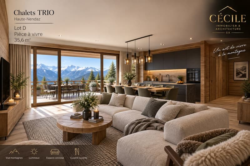 HAUTE-NENDAZ – APPARTEMENT NEUF 3,5 PIÈCES AVEC GRANDE TERRASSE (5)