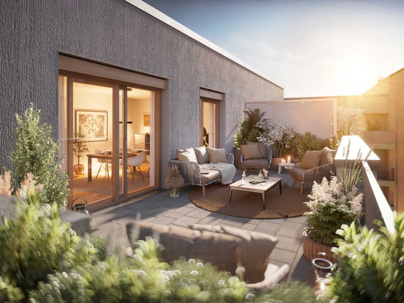 3,5 Zimmer Penthouse-Wohnung mit großzügiger Dachterrasse (1)