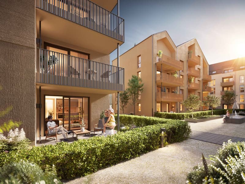 3,5 Zimmer EG-Wohnung mit Garten in Südausrichtung (6)