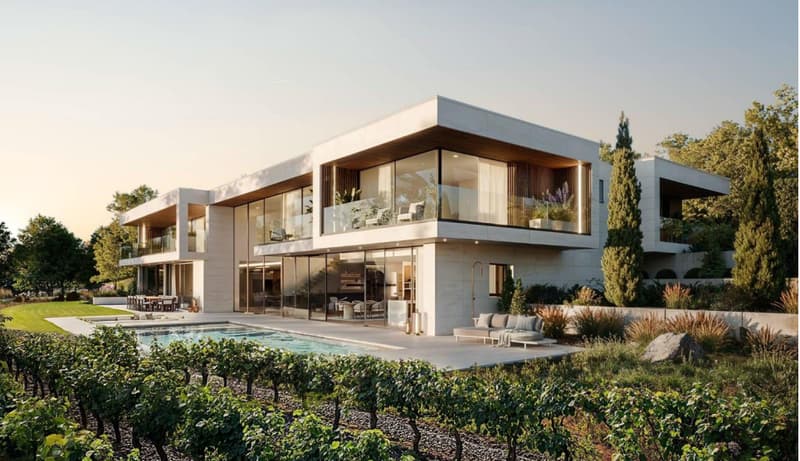 Magnifique propriété contemporaine avec vue lac (2)