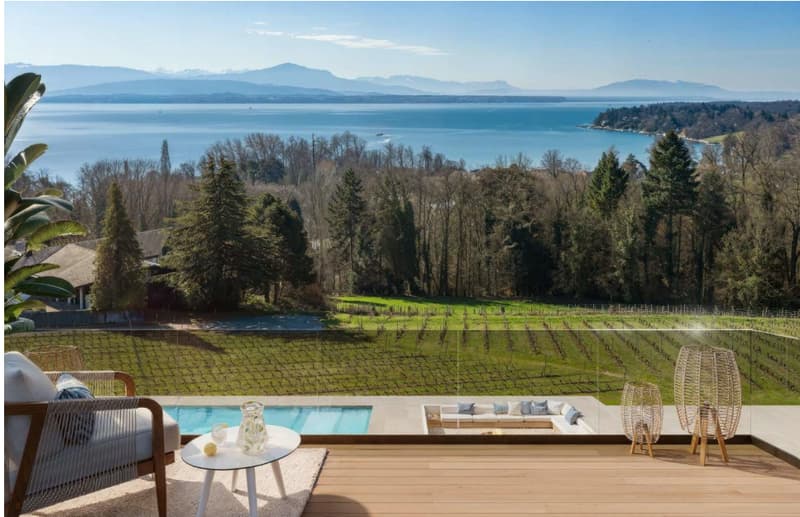 Magnifique propriété contemporaine avec vue lac (1)