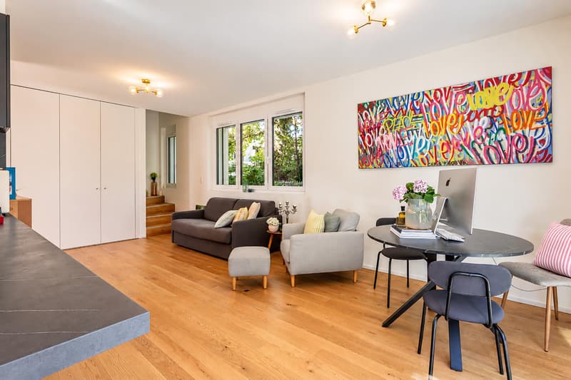 En exclusivité - Chêne-Bougeries - Élégant duplex de 4 pièces avec jardin privatif de 308 m² (4)