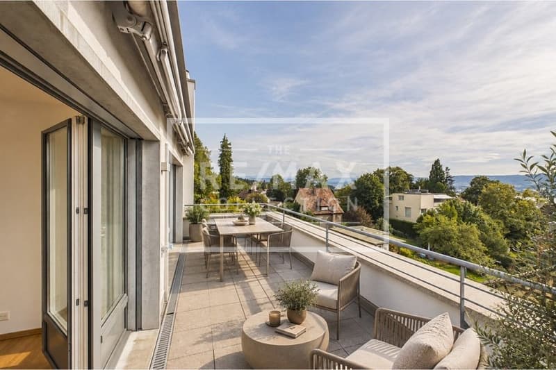 2.5 Zimmer Attikawohnung und zusätzliches Studio am Zürichberg (1)