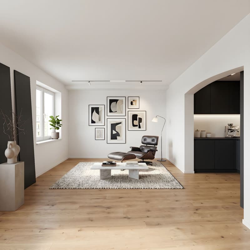Charmant appartement 1.5 pièces avec jardin à Hofstetten-Flüh (1)
