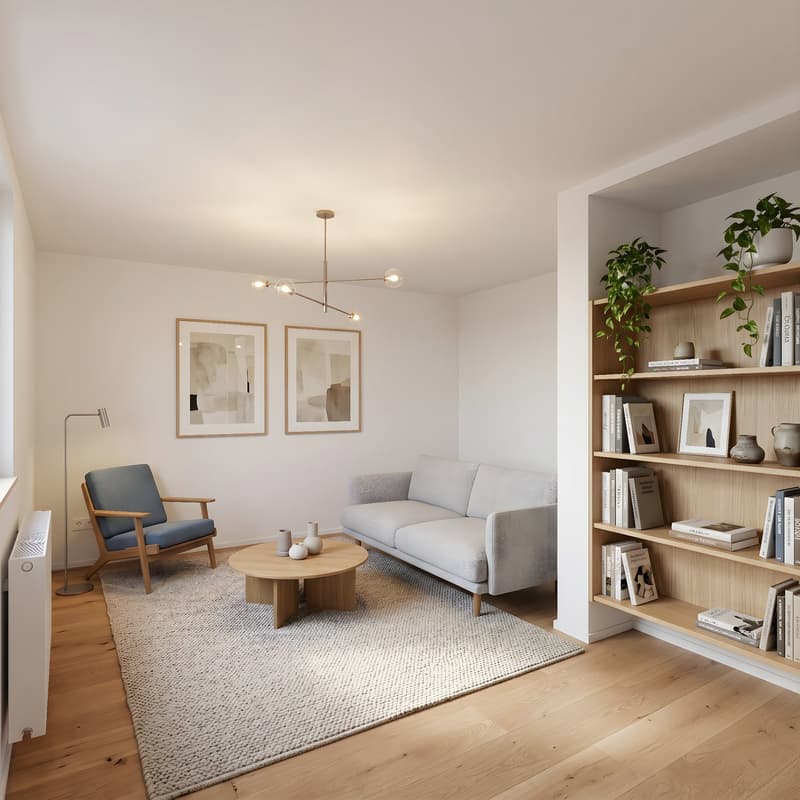 Charmante 3.5-Zimmer-Wohnung mit Garten in Hofstetten-Flüh (3)