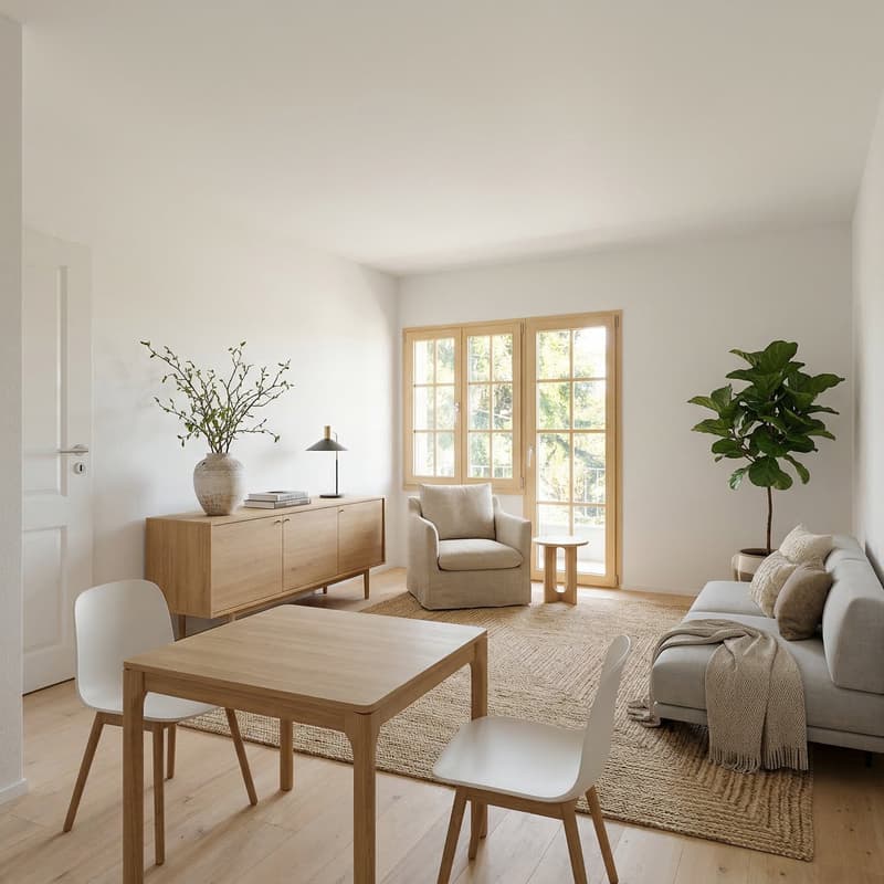 Charmante 2.5-Zimmer-Wohnung in ruhiger Lage in Hofstetten-Flüh (2)