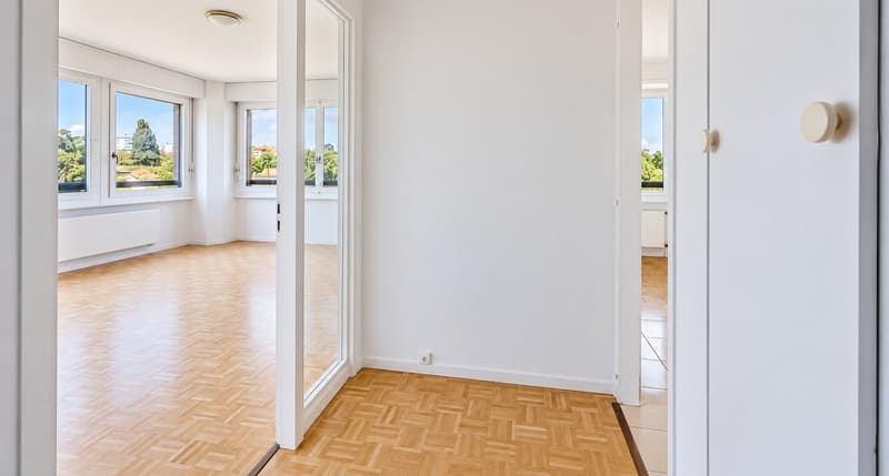 Charmante 4-Zimmer-Wohnung mit Balkon und schöner Aussicht in Birsfelden (5)