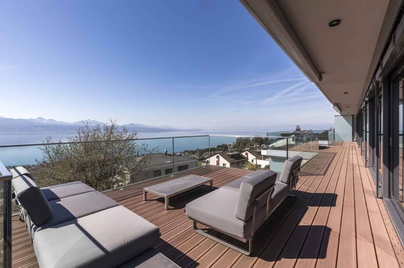 Di fronte al Lago di Ginevra, attico eccezionale in duplex (2)