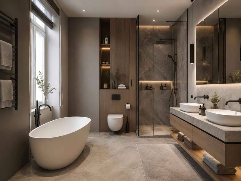 Salle de bain après rénovation