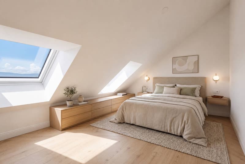 Un duplex nuovo e di eccezione sotto il tetto (3)