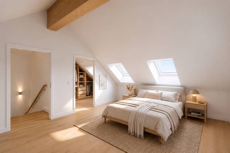 Un duplex nuovo e di eccezione sotto il tetto (4)