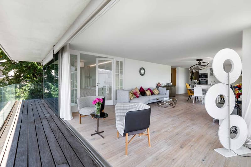 Außergewöhnliche Wohnung mit Panoramablick auf die Alpen und den Genfersee (4)