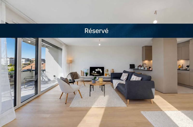 Réservé - Spacieux duplex neuf au coeur du village (1)