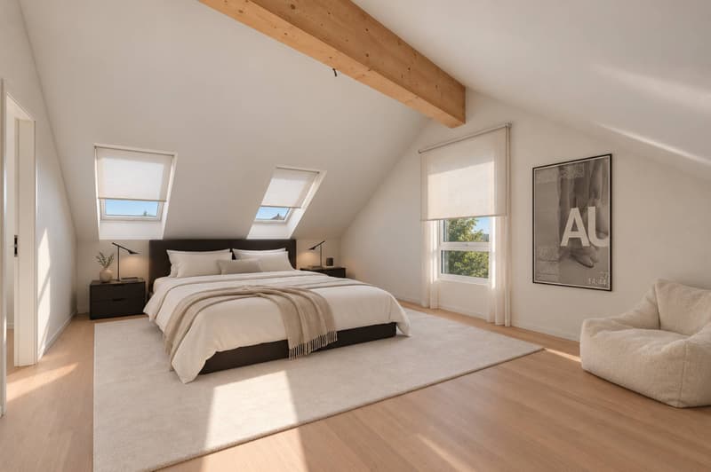 Espace parental avec dressing et salle de bains en suite