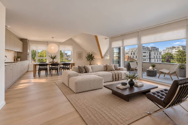 Neuf - Magnifique duplex avec balcon et vue sur le Jura (1)