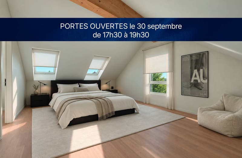 Neuf - Magnifique duplex avec balcon et vue sur le Jura (5)