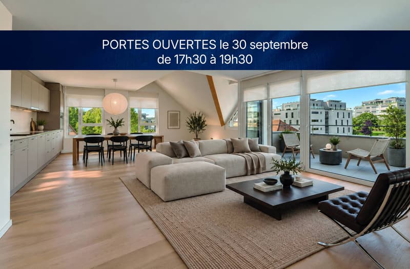Neuf - Magnifique duplex avec balcon et vue sur le Jura (1)