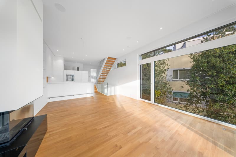 Maison de terrasse exclusive avec piscine, ascenseur et appartement indépendant à Riehen (2)