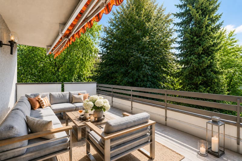 Vaste appartement en attique de 4,5 pièces - vivre au-dessus des cimes des arbres (12)