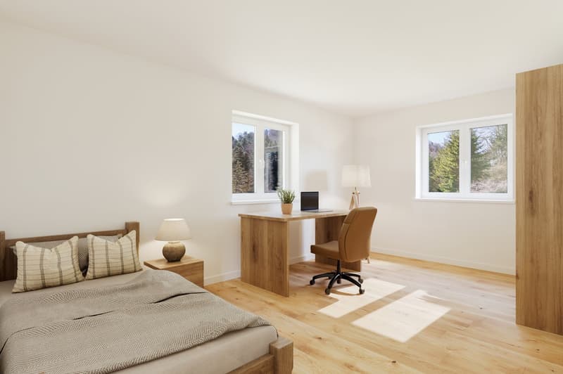 NATURJUWEL: 3'903 m² Wiese, mit 1 bewilligtem Haus & Kleintierstall, 100% autark, Natur Waldlichtung (10)