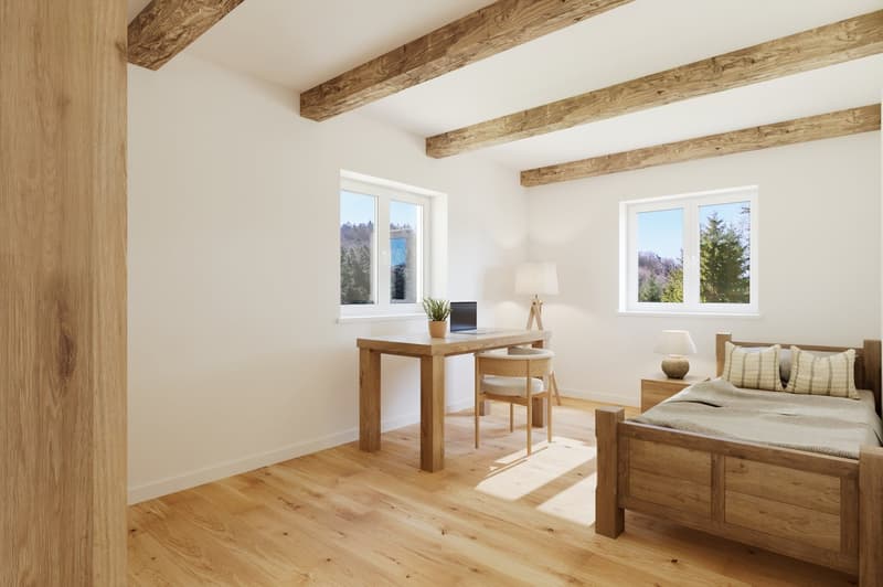 NATURJUWEL: 3'903 m² Wiese, mit 1 bewilligtem Haus & Kleintierstall, 100% autark, Natur Waldlichtung (13)