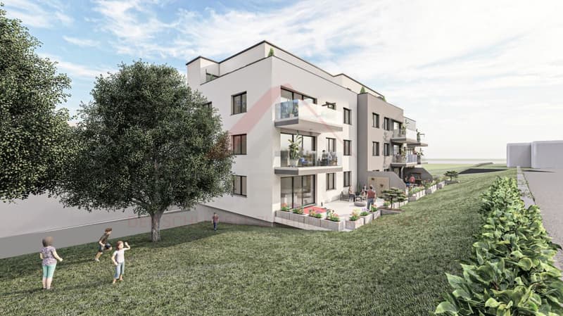 Opportunité d'investissement dans le Jura bernois - terrain à bâtir avec permis approuvé pour 11 appartements (2)