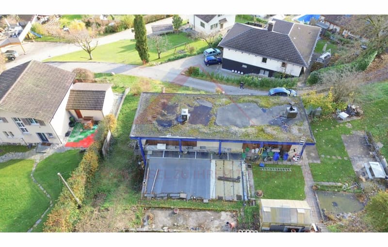 Unique opportunity in Oensingen - Building land with existing house on the edge of the forest and Alpine panorama (3)